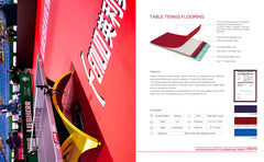 ENLIO 7.5MM ITTF APPROVED SPORTS FLOORING & COURT MAT - Y-14155